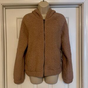 Billabong Cozy Tan Sherpa Jacket